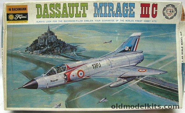 Fujimi 1/48 Mirage III R - French - Israeli - South African Air Forces, 0783-300 plastic model kit